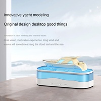 Diffuseur d'arômes et humidificateur d'air pour yacht, super grand jet de brume, vaporisateur d'encens automatique, prise USB, silencieux 36 dB, utilisation sur bureau