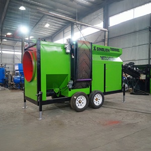 Di động compost trommel Màn hình công nghiệp đá quay trống sàng đất sàng máy - Product Image 5