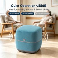 Masseur de pieds et mollets multifonctionnel Bonare à pression d'air, chauffant, pétrissant, vibrant, rechargeable pour la maison, la voiture et les voyages
