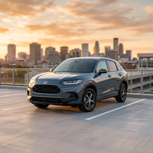 รถมือสองปี 2023 สำหรับ HR-V LX AWD เบาะหนัง ภายในสีอ่อน ระบบ ACC เกียร์อัตโนมัติ พวงมาลัยซ้าย ล้อแม็ก R18 รถ SUV หลังคาซันรูฟ ไฟหน้า LED รุ่นอุตสาหกรรม 3 - Product Image 3