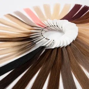 Hair Extension Color Ring Chart 100% Human Virgin Hair Color Ring Customized Color Ring for Salon Hair Extension Store