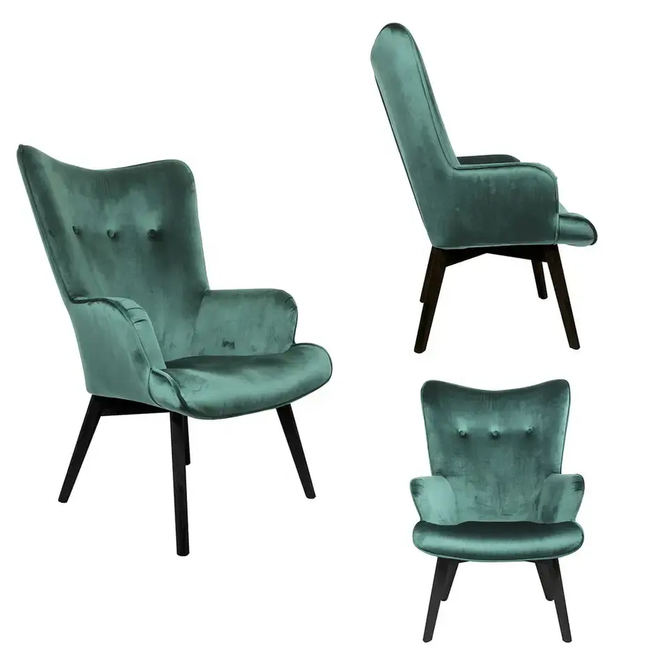 עיצובי לקוחות מודרני נוח קטיפה ספת פנאי כורסת פנאי כיסא בד כיסא אוכל ספה בסלון