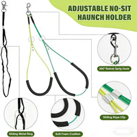 Support de toilettage télescopique et pliable en acier inoxydable et polyester pour chats et chiens avec bras de toilettage et hamac