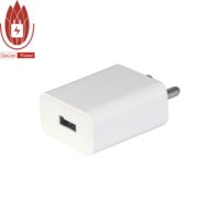 Adaptateur USB 5V 1A Chargeur mural USB 5W Prise indienne OTP OVP Charge rapide Écologique Matériel ABS Écouteurs Certifié BIS