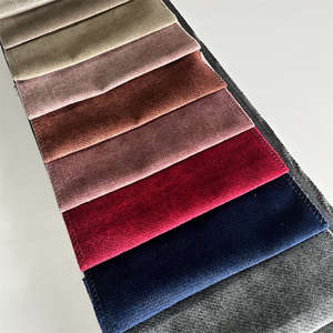 ผ้าเบาะกำมะหยี่ลายทแยงโพลีเอสเตอร์สำหรับโซฟาเฟอร์นิเจอร์ผ้าม่าน - Product Image 1