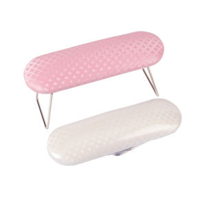 Oreiller de manucure en cuir rose pour salon, repose-bras pliable pour manucure et nail art, outils de manucure et nail art, remise sur les produits mixtes HQ - Product Image 1
