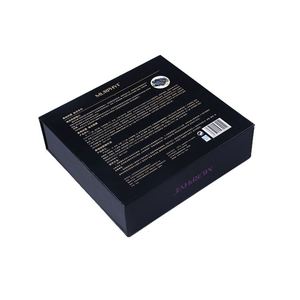 Caja de Regalo Plegable de Lujo OEM con Espuma EVA para Cosméticos y Aceites Esenciales, Cierre Magnético Gris, Cajas de Regalo de Cartón Plegables - Product Image 3