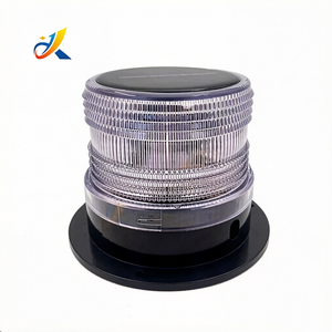 Luce di Segnalazione Solare LED di Alta Qualità per il Traffico, Luce Lampeggiante Ambra Solare per la Sicurezza - Product Image 1