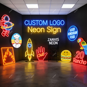 Enseignes néon LED personnalisées populaires à motifs de bandes dessinées, enseignes néon anime étanches, lumières néon pour décoration murale de la maison, décoration de fête - Product Image 2