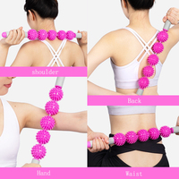 Barre de thérapie portable, outil d'exercice pour soulager la douleur des muscles, relaxation, yoga, plastique, massage, 1 pièce, vente en gros