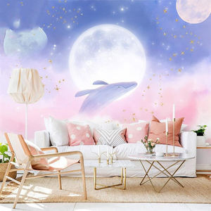 Personnalisé nordique moderne maison décoration intérieure beau paysage 3D rose petites filles chambre murale <span class=keywords><strong>papier</strong></span> <span class=keywords><strong>peint</strong></span> flamant rose <span class=keywords><strong>papier</strong></span> <span class=keywords><strong>peint</strong></span> - Product Image 5