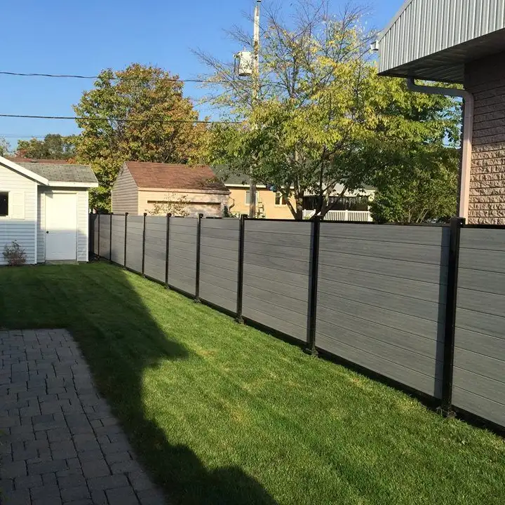 20*162 mm deep wood grain plastic composite garden fencing board
