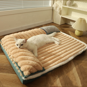Luxus Katzenbett Anpassbarer Komfort Weiche Katzenmatratze Abnehmbar Waschbar Atmungsaktives Hundebett Katzensofa - Product Image 2