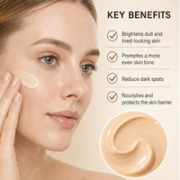 Crème éclaircissante pour les taches sombres OEM 377, crème hydratante pour le visage à la céramide, éclaircissant doux pour la peau, crème de soin pour unifier le teint