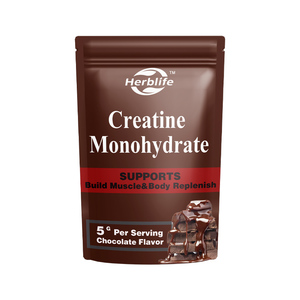 Ventes chaudes OEM/ODM, poudre de créatine monohydratée personnalisée pour adultes, croissance musculaire, 500 g par sachet, saveur chocolat - Product Image 1