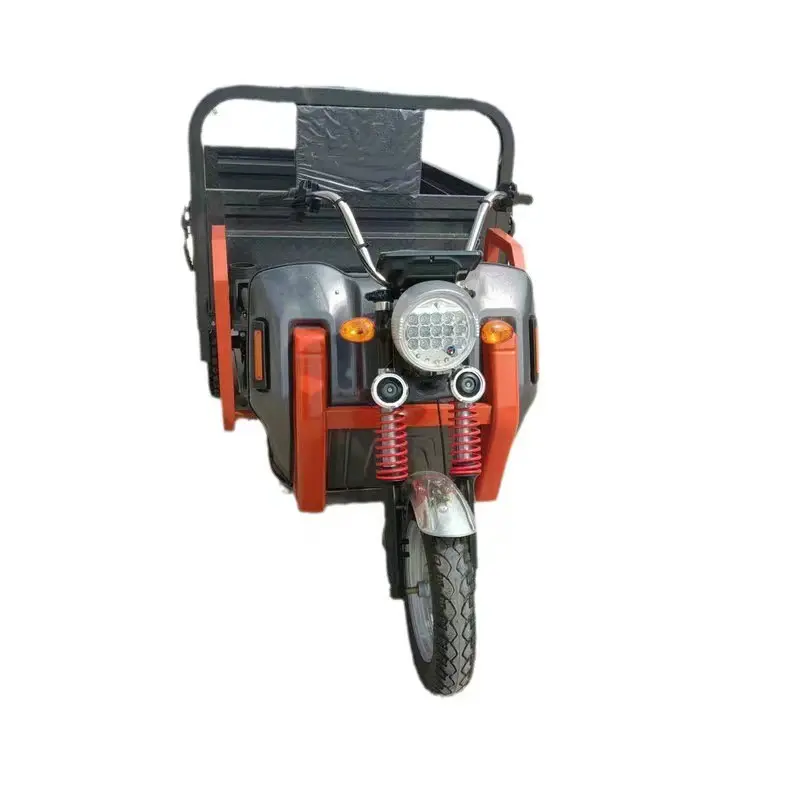 Adulto 1 pezzo usato lungo E Cargo elettrico economico E Trike elettrico triciclo per azienda agricola con posteriore
