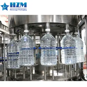 Máquina de llenado y tapado de agua completamente automática 5L 10L Botella de PET grande Precio de la máquina embotelladora de agua mineral