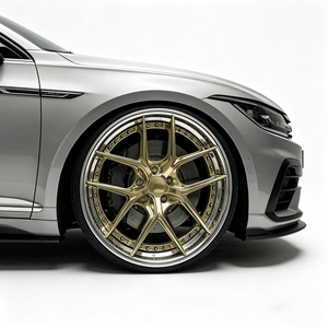 Jantes de voiture forgées en deux parties, 18, 19, 20-24 pouces, en alliage d'aluminium 6061 T6 pour Ferrari, Lamborghini, <span class=keywords><strong>Porsche</strong></span>, Mercedes-Benz, BMW - Product Image 4