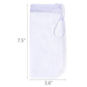 180ミクロン水族館フィルターメディアファインメッシュバッグ小さな樹脂フィルター水槽用メディアバッグナイロンメッシュフィルターメディアバッグ - Product Image 3
