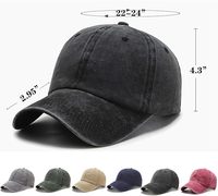 Gorra de béisbol vintage lavada y desgastada Wins Flying, estilo hip hop, para papá, de algodón, deportiva, a la moda, venta al por mayor para tiendas de ropa