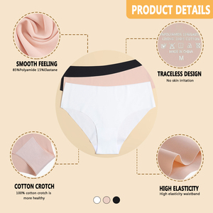 Ropa Interior sin Costuras de Alta Calidad, Transpirable, Invisible, Elástica, <span class=keywords><strong>Culottes</strong></span> sin Costuras, Bragas para Mujer - Product Image 2