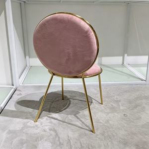 Luxurious Stainless Steel Velvet Fabric Banquet <b>Chairs</b> for Hotel Dining Wedding Events Commercial Use - Product Image 3