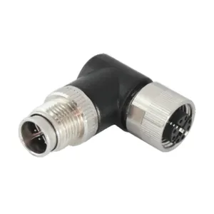 Conector série M12 X-coding IP67 IP68 8 pinos conector à prova d'água X-code fêmea macho cabo conector M12