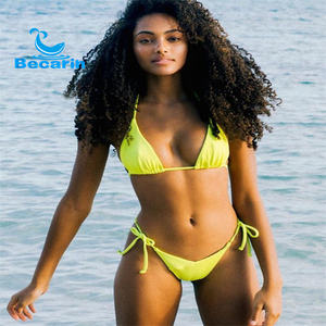 Bikini Sexy con Aros para Mujer Joven, Diseño Nuevo, Personalizable, con Tiras Ajustables, para Mujer Madura - Product Image 3
