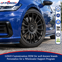 Bestseller Monoblock 18x8,5 19x8,5 Satin Schwarz 5x112 Rally Mehrspeichen Geschmiedete Leichtmetallfelgen für VW Golf R GTI MK8
