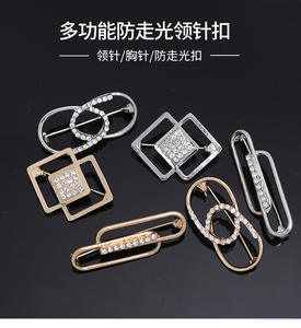 Perle Clip Strass Boutons Or Base Cristal Charmes Embellissements Diy Bijoux Accessoires De Mariage - Product Image 4