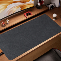 Tapis de souris neutre extra large de haute qualité, tapis de table antidérapant, imperméable, en cuir, en stock