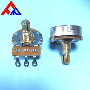 Potenciómetro de 24 mm para guitarra eléctrica, de cobre metálico de alta calidad, con eje A/B 500K 250K, venta al por mayor para fabricantes - Product Image 6