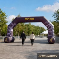 Arche gonflable pour festivals, arche d'entrée pour festivals, pour la publicité et la promotion de marques d'événements