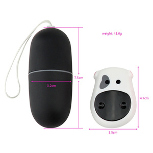 Kleine Compacte Krachtige 10 Modi Stille Waterdichte Siliconen Afstandsbediening Liefde Ei Vibrator Voor Vrouwen Roze Zwart - Product Image 5