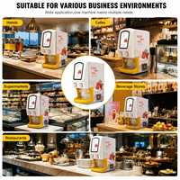 Distributeur de jus réfrigéré à double réservoir 10L*2 pour usage commercial, 110V/220V, logo personnalisé pour la restauration