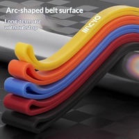 Bandas Elásticas de Látex para Entrenamiento de Fuerza Muscular del Pecho, Fitness, Ejercicios de Flexiones, Resistencia de 128 Libras