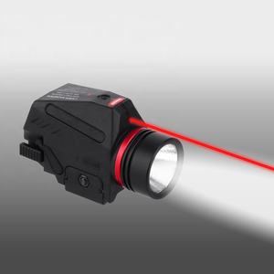 Mzj Optics torcia tattica in alluminio <span class=keywords><strong>150</strong></span> lumen torcia da caccia laser rossa a LED bianca - Product Image 2