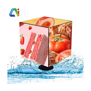 Letrero LED Personalizado para DJ al Aire Libre, Cubo Electrónico para Publicidad en Tiendas, Pantalla LED RGB 4K <span class=keywords><strong>de</strong></span> Forma Especial P2.5 para Comercios - Product Image 1