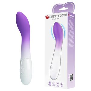 PRETTY LOVE Vibratore a Bacchetta con 30 Frequenze, Ricaricabile USB, 100% Impermeabile, Dildo <span class=keywords><strong>Senza</strong></span> Lattice, Massaggiatore Vibrante per Donne - Product Image 1