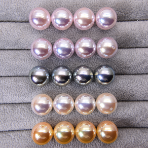 Perles de verre au chalumeau en cristal lisses rondes accessoires de haute qualité perles en vrac blanches Akoya perles en vrac pour la fabrication de bijoux à bricoler soi-même - Product Image 1