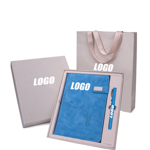 Biểu Tượng Tùy Chỉnh Giáng Sinh Kinh Doanh Giveaway Quà Tặng Máy Tính Xách Tay Set Da Tạp Chí Set Với Hộp Và Bút - Product Image 2