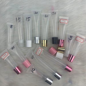 Chứng Khoán Quảng Trường Nhãn Hiệu Riêng Lip Gloss 5Ml Lipgloss Ống Với Nắp Tròn Lip Balm <span class=keywords><strong>Container</strong></span> Rỗng Vàng Bạc Đen Trắng Lip - Product Image 4