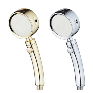 Pommeau de <span class=keywords><strong>douche</strong></span> à main haute pression avec <span class=keywords><strong>double</strong></span> <span class=keywords><strong>sortie</strong></span> d'eau 4 réglages Jet Spray Accessoire de robinet de salle de bain - Product Image 4