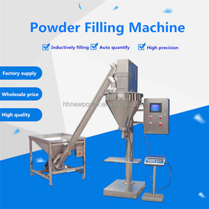 Machine de remplissage de verre à haute précision, contrôlée par écran tactile PLC, neuve, pour poudre cosmétique - Product Image 2