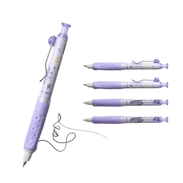Aesthetic 1.0mm Plastic Fountain Pen, Smooth Continuous Writing Fresh Appearance, Student Daily School Stationery Gift Supplies