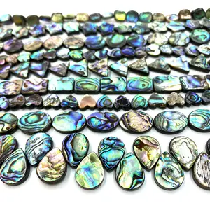 Natural New Zealand Abalone Shell Beads DIY Earrings Charms Star Heart Shape Jewelry Accessaries For Women
