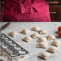 Nouvel Outil de Fabrication de Pâtes Italiennes à Forme Spécifique, Moules à Raviolis 12 Trous, Machine Manuelle à Raviolis