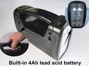 <b>Solar</b> <b>Generator</b> Kit <b>Solar</b> Panel 5W Battery Capacity 4Ah LED Bulb 3W*3PCS <b>Solar</b> Torch - Product Image 2