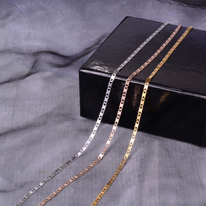 Collana con Catena <span class=keywords><strong>Marina</strong></span> Piatta in Acciaio Inossidabile, Ultimi Design, per Uomo e Donna, <span class=keywords><strong>Gioielli</strong></span> alla Moda - Product Image 3