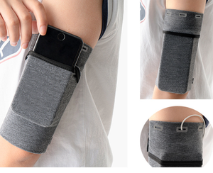 Supporto per telefono da corsa, fascia da braccio per cellulare, comoda fascia da braccio per allenamento, escursionismo, ciclismo, camminata, jogging - Product Image 1